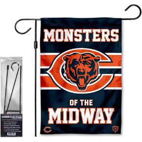 Bears Monsters of the Midway Garden Flag and Stand Pole Holder Mount in Kuwait