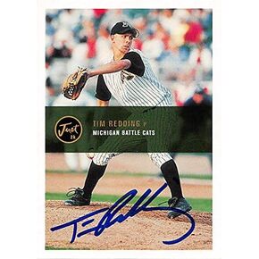 190436 Houston Astros Ft 2000 Just Minors No. 80 Rookie Tim Redding Autographed Baseball Card in Kuwait