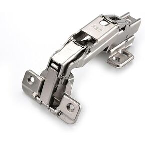 175 Degree Hinges Cold Rolled Steel Fixed Cabinet Cupboard Door Thick Board Angle Hinge for Furniture Hardware 1Pcs(Half Overlay) in Kuwait