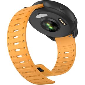 ISABAKE 22mm Magnetic Band for Coros Pace 4 3/Forerunner 265/Vivoactive 4 | Silicone Quick Release Replacement Strap for Amazfit Active Max in Saudi Arabia