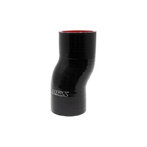 HPS HTSOC-225-L6-BLK High Temperature 4-ply Polyester Silicone Offset Coupler Hose,2-1/4" ID, 5 mm Wall Thickness, 6" Length, Black in Kuwait