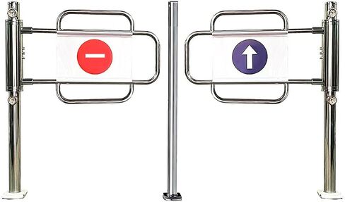 Automatic Rebound Safety Swing Gate with Self-Closing Door for Supermarket, Warehouse, Library, and Shop-140cm/55in in Kuwait