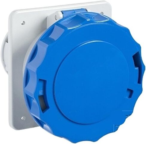 81690 Connector PK Screw Concealed Industrial Socket (125A 6h IP67 3P Blue) in Kuwait