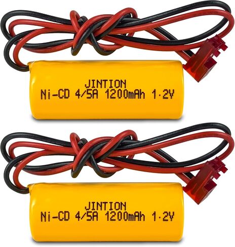 JINTION ELB1P201NB ضوء الطوارئ NiCad 1200mAh 1.2V 4/5 A بطارية لليثونيا ELB1P201N2 ELB1P2901N ELB1P201N ANIC1493 ليثونيا 1009S00-MZ ELB0320 Grainger 4WT20 OSA212 NIC1169 EBE-33 in Kuwait