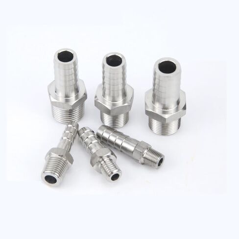 1pc 6mm Hose M20x1.5 Male Thread Stainless Steel High Pressure Pipe Fitting Plumbing Fittings in Kuwait