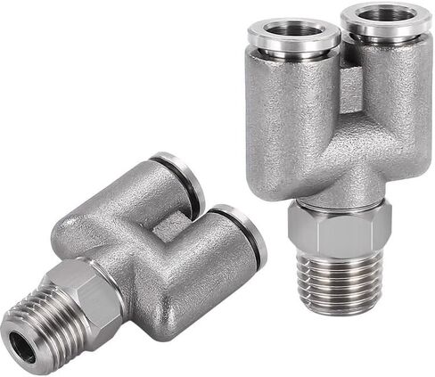 16 مللي متر × 3/4 "BSP ذكر الموضوع 304 الفولاذ المقاوم للصدأ Y نوع الهواء الهوائية تركيب سريع تركيبات سباكة in Kuwait