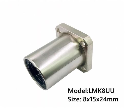 1 قطعة LMK8UU نوع طلاء النيكل شفة تحمل خطي لقضيب الطابعة ثلاثية الأبعاد 8 مللي متر LMK LMK8 رمح in Kuwait