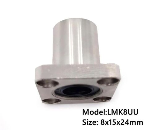 1 قطعة LMK8UU نوع طلاء النيكل شفة تحمل خطي لقضيب الطابعة ثلاثية الأبعاد 8 مللي متر LMK LMK8 رمح in Kuwait
