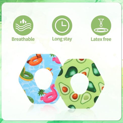 12 قطعة لاصقة مقاومة للماء لملحقات Dexcom G7 | مستشعر مسامي، رقعات زائدة مقاومة للعرق، غطاء شاشة مقطوع مسبقًا، يبقى ثابتًا خلال التدريبات، والاستحمام في حرارة الصيف in Kuwait