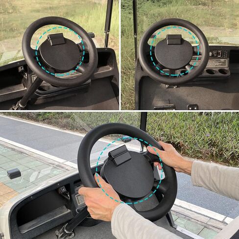 10L0L Golf Cart Steering Wheel Scorecard Holder for EZGO TXT, RXV, ST Workhorse MPT, Cushman Golf Cart, Replaces OEM# 607925 71950-G01 71147-G01 in Kuwait