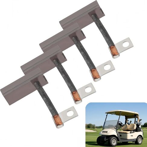 مجموعة فرش محرك عربة الجولف لسيارة EZGO/Club Car/Yamaha | يناسب EZGO 1980+، Club Car 1984+، Yamaha 1978+ الغاز/الكهرباء؛ النحاس والكربون. يستعيد أداء المحرك؛ مجموعة الترقية in Kuwait