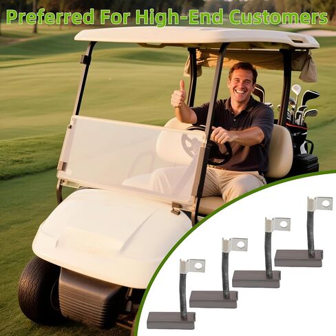 مجموعة فرش محرك عربة الجولف لسيارة EZGO/Club Car/Yamaha | يناسب EZGO 1980+، Club Car 1984+، Yamaha 1978+ الغاز/الكهرباء؛ النحاس والكربون. يستعيد أداء المحرك؛ مجموعة الترقية in Kuwait