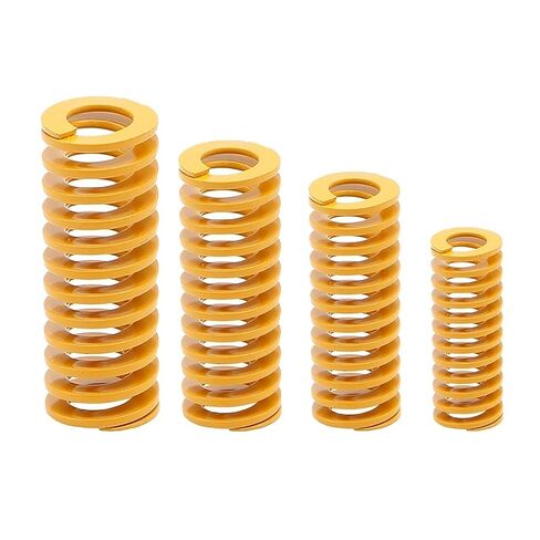10 Pieces, Light Load Compression Mould Die Spring, 16mm Outer Diameter, 20-100mm Long, Heated Bed Springs, TF16*8*L, Yellow(40mm) in Kuwait