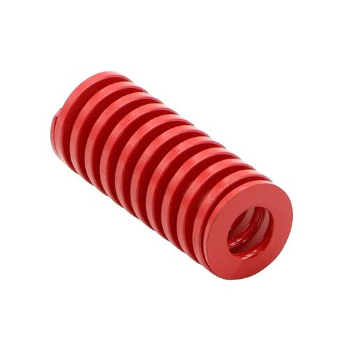 High Accuracy Steel Medium Load Spiral Stamping Compression Die Spring, 20mm Outer Diameter, 10mm Inner Diameter, 25-150mm Long, Red(1pcs) in Kuwait