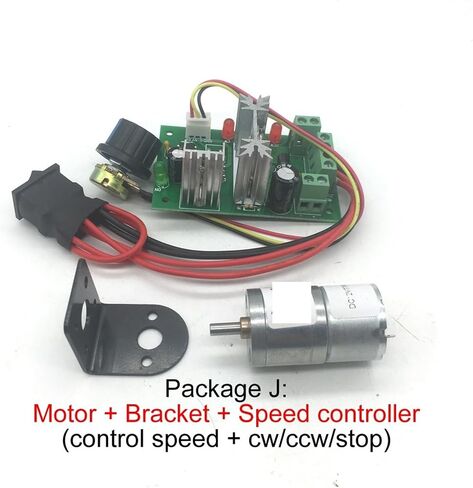 JGA25-310 Electronic Starter Gearbox Electronic Starter Gearbox Reversible Gear Package A 6v 180rpm in Kuwait