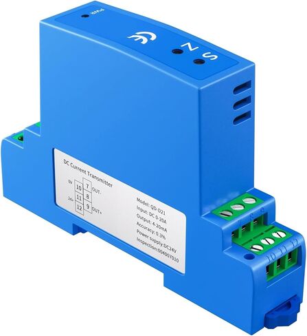 Current Sensor Transducer Transmitter 0-1A 0-2A 0-5A 0-10A AC DC Current Sensor Converter DC24V Current Transducer Transmitter(Input DC 0-100V) in Kuwait
