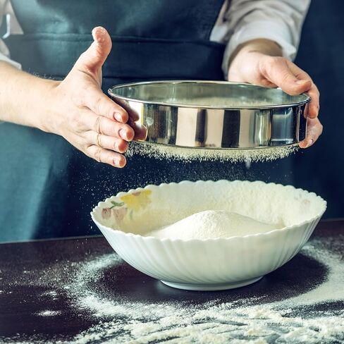 باتيكل 10 شبكة (2 مم) منخل مختبر، 3.9 بوصة (10 سم) شاشة غربلة بقطر 304 من الفولاذ المقاوم للصدأ سلك قماش منخل شبكي ناعم للمختبر الصناعي منخل التربة المنزلية شاشات غربلة جافة in Kuwait