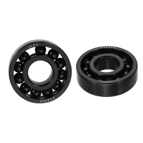 uxcell 2 Pcs 6200 Deep-Groove Ball Bearings, 10x30x9mm Double Metal Shields Precision High-Temperature-Resistant Chrome Steel Bearings for Rolling Mills Ovens Gearboxes in Kuwait