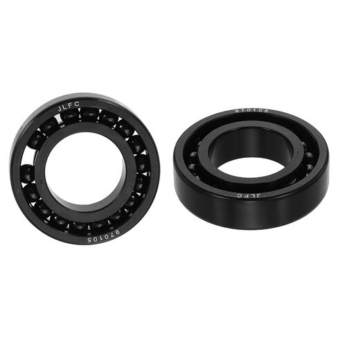 uxcell 2 Pcs 6200 Deep-Groove Ball Bearings, 10x30x9mm Double Metal Shields Precision High-Temperature-Resistant Chrome Steel Bearings for Rolling Mills Ovens Gearboxes in Kuwait