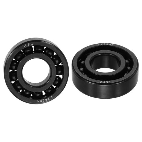 uxcell 2 Pcs 6200 Deep-Groove Ball Bearings, 10x30x9mm Double Metal Shields Precision High-Temperature-Resistant Chrome Steel Bearings for Rolling Mills Ovens Gearboxes in Kuwait