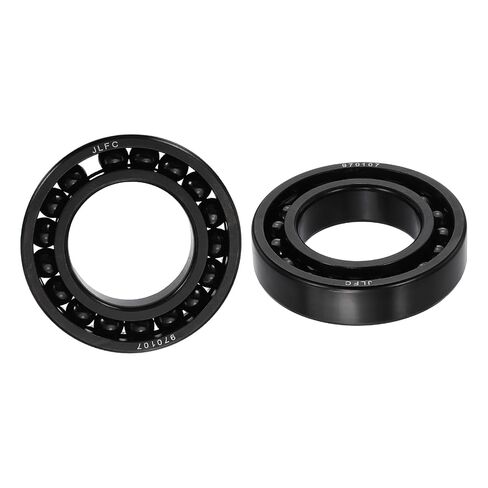 uxcell 2 Pcs 6200 Deep-Groove Ball Bearings, 10x30x9mm Double Metal Shields Precision High-Temperature-Resistant Chrome Steel Bearings for Rolling Mills Ovens Gearboxes in Kuwait
