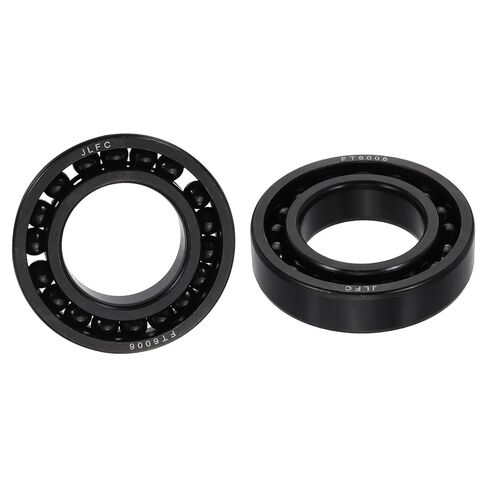 uxcell 2 Pcs 6200 Deep-Groove Ball Bearings, 10x30x9mm Double Metal Shields Precision High-Temperature-Resistant Chrome Steel Bearings for Rolling Mills Ovens Gearboxes in Kuwait