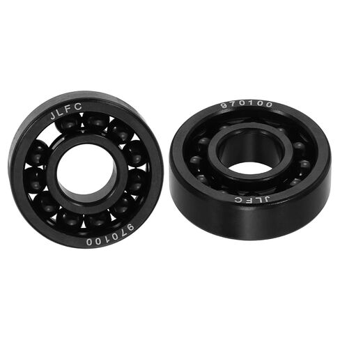uxcell 2 Pcs 6200 Deep-Groove Ball Bearings, 10x30x9mm Double Metal Shields Precision High-Temperature-Resistant Chrome Steel Bearings for Rolling Mills Ovens Gearboxes in Kuwait