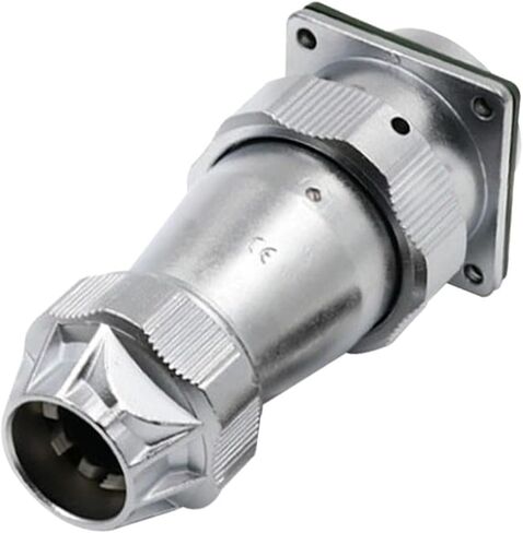 WY40 Metal Waterproof Aviation Connector TE+Z Square Socket 5-pin 9-Hole 26P Connector(9-coresquareflangesocketZ) in Kuwait