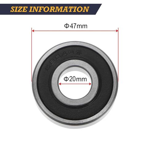 6204RS محامل 5 قطعة محامل ختم مطاطي مزدوج الصلب 20x47x14 مللي متر قبل مشحم كرة أخدود عميقة 6204-2RS محامل in Kuwait
