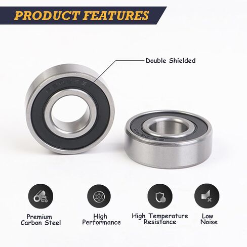 6204RS محامل 5 قطعة محامل ختم مطاطي مزدوج الصلب 20x47x14 مللي متر قبل مشحم كرة أخدود عميقة 6204-2RS محامل in Kuwait