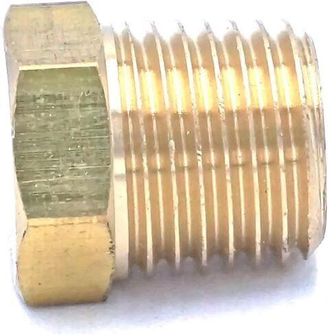 1/8" 1/4" 3/8" 1/2" 3/4" NPT Male Hex Brass Pipe Fitting, Max Pressure 229 PSI,3/4",a in Kuwait