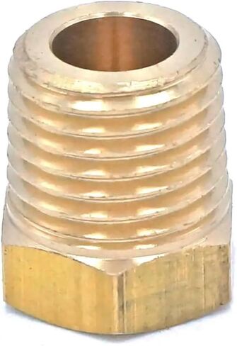 1/8" 1/4" 3/8" 1/2" 3/4" NPT Male Hex Brass Pipe Fitting, Max Pressure 229 PSI,3/4",a in Kuwait