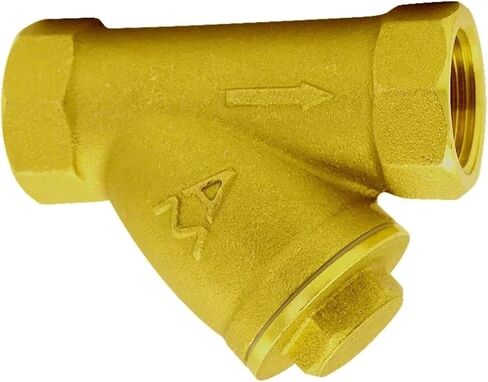 DN15 20 25 32 40 50 65 80 100 Brass Female Inline Y Mesh Strainer Threads Filter Thickened Valve Booster Pump Heating Pipes(DN80x3) in Kuwait