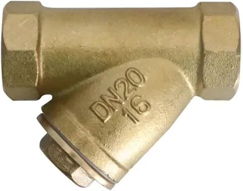 DN15 20 25 32 40 50 65 80 100 Brass Female Inline Y Mesh Strainer Threads Filter Thickened Valve Booster Pump Heating Pipes(DN80x3) in Kuwait
