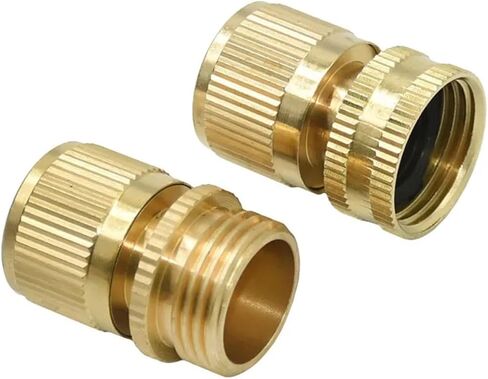 Brass Hose 3/4 Male Female Quick Connector Garden Car Wash Water Tap Irrigation Connector Copper (Blue) in Kuwait