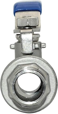 1 Pcs 304 Stainless Steel Two Piece Ball Valve 1/4 3/8 1/2" 3/4" 1" 2" Male Thread Water Gas Oil Switch Fitting(2") in Kuwait