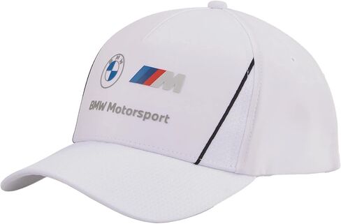 PUMA BMW M Motorsport Adjustable Snapback Baseball Hat (White) in Kuwait