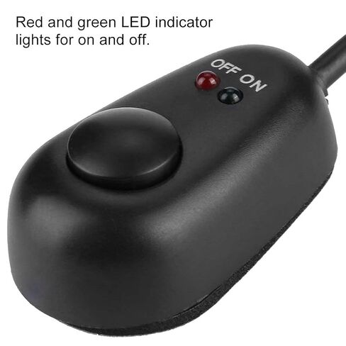 مفتاح زر ضغط على شكل قطرة ماء من أراموكس، 12 فولت مع أضواء مؤشر LED حمراء/خضراء، 3 دبابيس، كابل 2.5 قدم، لمصباح الضباب وشريط الضوء in Kuwait