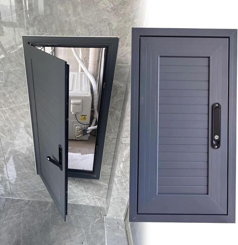 باب وصول غير مرئي لإخفاء الجدار، لوحة HVAC من الألومنيوم، باب خدمة مقاس 18 × 20 بوصة للأنابيب ومكيفات الهواء، متين وسهل التركيب، مثالي لتجديد المنزل in Kuwait