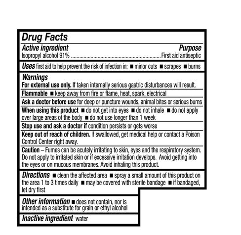 Isopropyl Alcohol 91%, Antiseptic Topical Solution, 32 Fl Oz in Kuwait