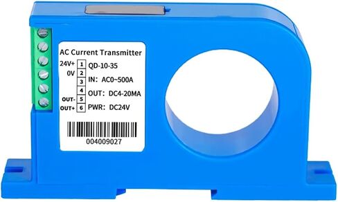 DC24V ثلاثة محطة عزل أمبير محول التيار المتردد 0-600A الارسال الحالي 4-20ma 0-10 فولت RS485 (20 ، إخراج RS-485) in Kuwait