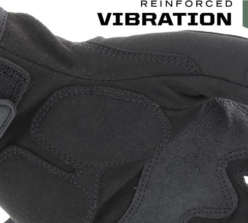 Mechanix Wear M-Pact قفازات مقاومة للصدمات التكتيكية بدون أصابع - حماية من الصدمات وامتصاص الاهتزازات - شديدة التحمل - قابلة للغسل في الغسالة - كبيرة - سوداء مخفية in Kuwait