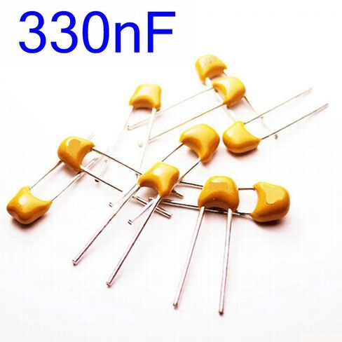 Luftschloss 10pcs 100V 390NF (394) البوليستر الممعدنة MKT PET فيلم مربع مكثف P = 5mm in Kuwait
