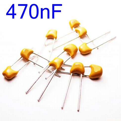 Luftschloss 10pcs 100V 390NF (394) البوليستر الممعدنة MKT PET فيلم مربع مكثف P = 5mm in Kuwait