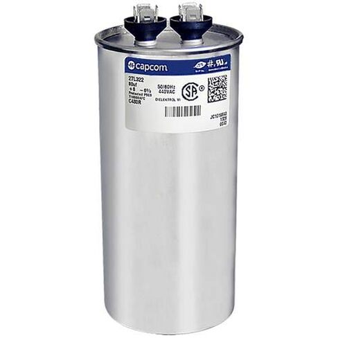 CPT01074 - 80 uf MFD 440 Volt VAC - Capcom Round Run Capacitor Fits Trane in Kuwait