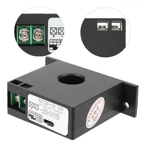 Aramox AC Current Transmitter, SelfPowered, Precision Machined 0 to 10V Output for AC Current Monitoring and Motor Protection in Kuwait