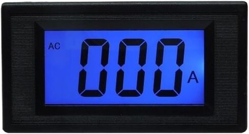 AC LCD مقياس التيار الرقمي مقياس الأمبير AC 50A مقياس التيار المتردد لوحة الأمبير تشمل مستشعر تيار المحول 50A CT (الطاقة DC أو AC 8-12V) in Kuwait