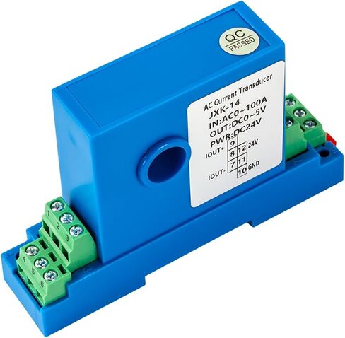 التيار المتناوب 10A 20A 30A 50A 100A 150A أمبير محول التيار الحالي الارسال 4-20ma RS485 مستشعر تيار الإخراج (فتحة 8 مللي متر ، AC0-5A ، إخراج 0-10 فولت) in Kuwait