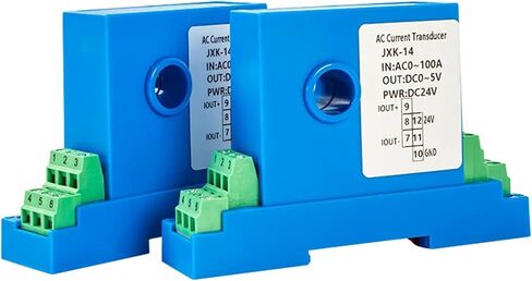 التيار المتناوب 10A 20A 30A 50A 100A 150A أمبير محول التيار الحالي الارسال 4-20ma RS485 مستشعر تيار الإخراج (فتحة 8 مللي متر ، AC0-5A ، إخراج 0-10 فولت) in Kuwait