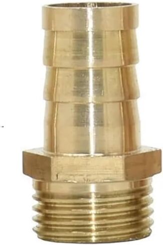 1pcs Brass 1/2 3/4" Male Thread To 14/16/19/25mm Hose Connector Copper Coupler Water Oil and Air Pipe Fitting(C) in Kuwait